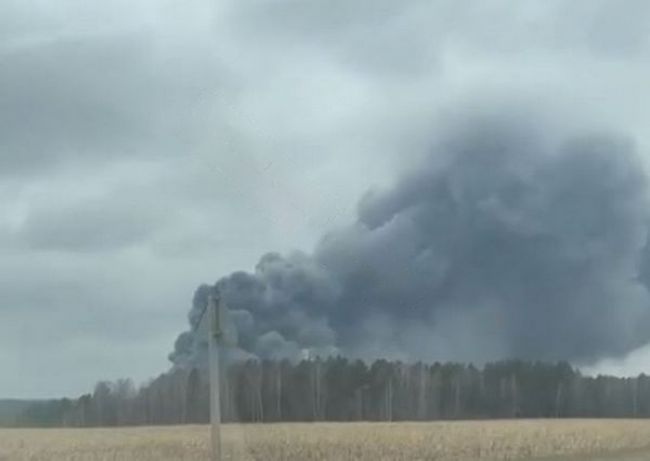 Масштабный пожар на птицефабрике под Брянском, погиб один человек — фото