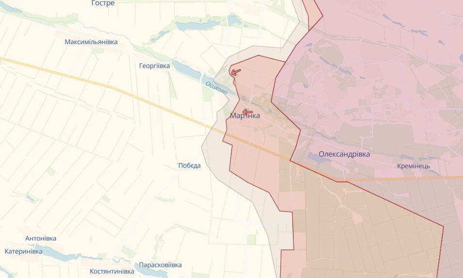 Генштаб: Оккупанты безуспешно пытались атаковать на трех участках Донбасса - карта