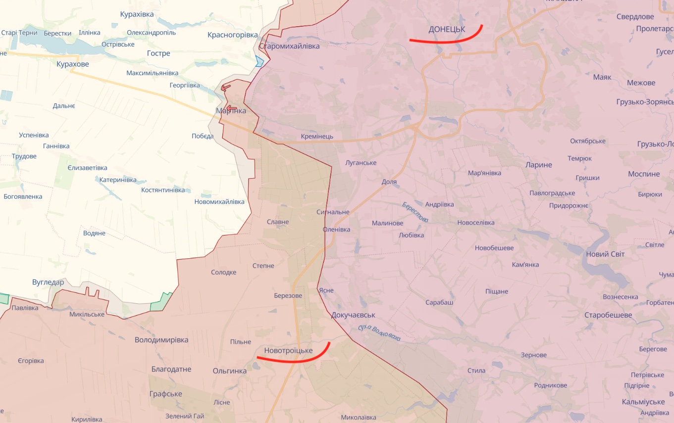 По оккупантам Донецка и области нанесены удары, возможно, бомбами JDAM - два видео