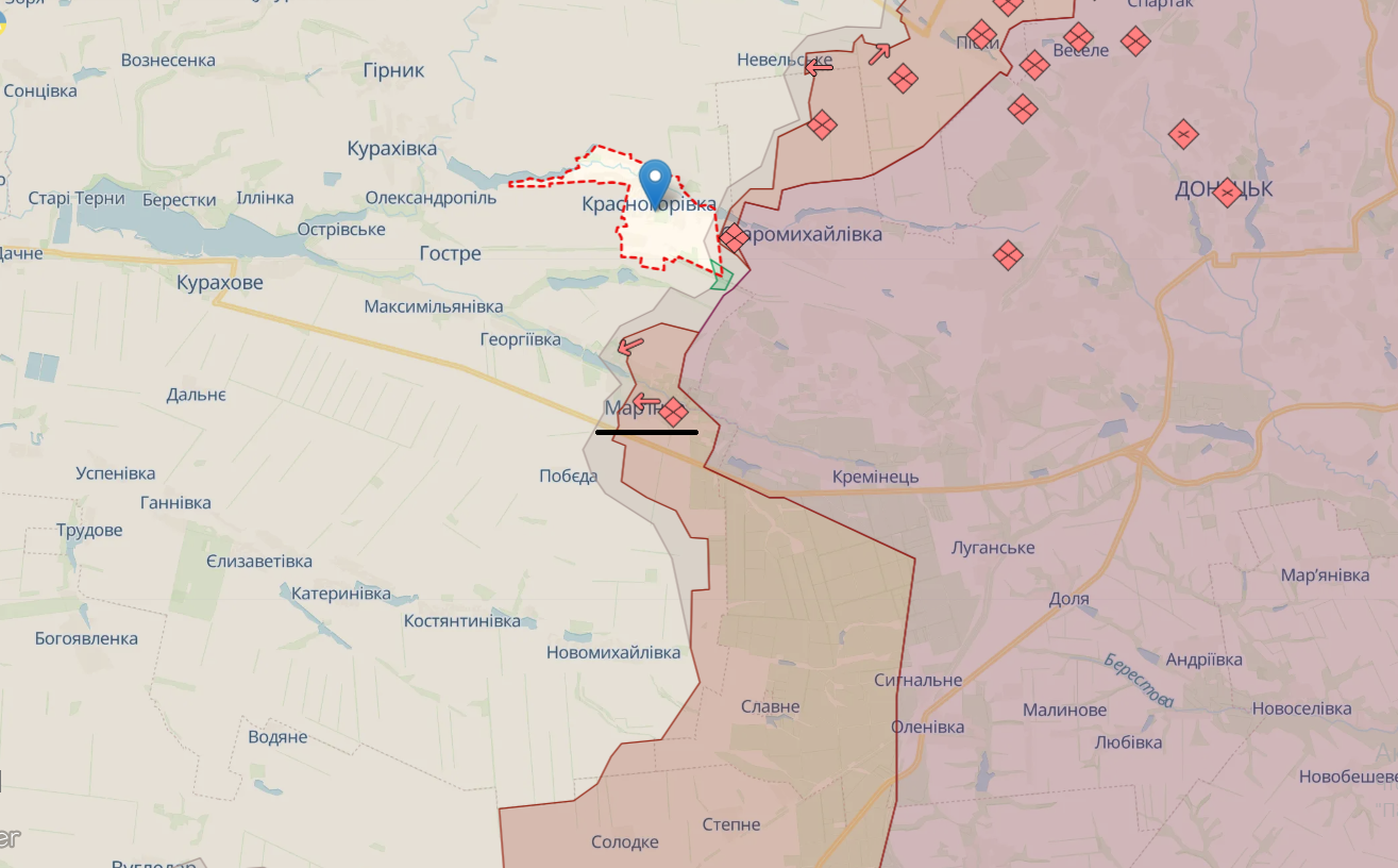 Россия активно наступает на лиманском направлении: попытки наступления на пяти участках - карта