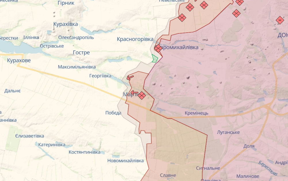 Карта: deepstate Карта: deepstate