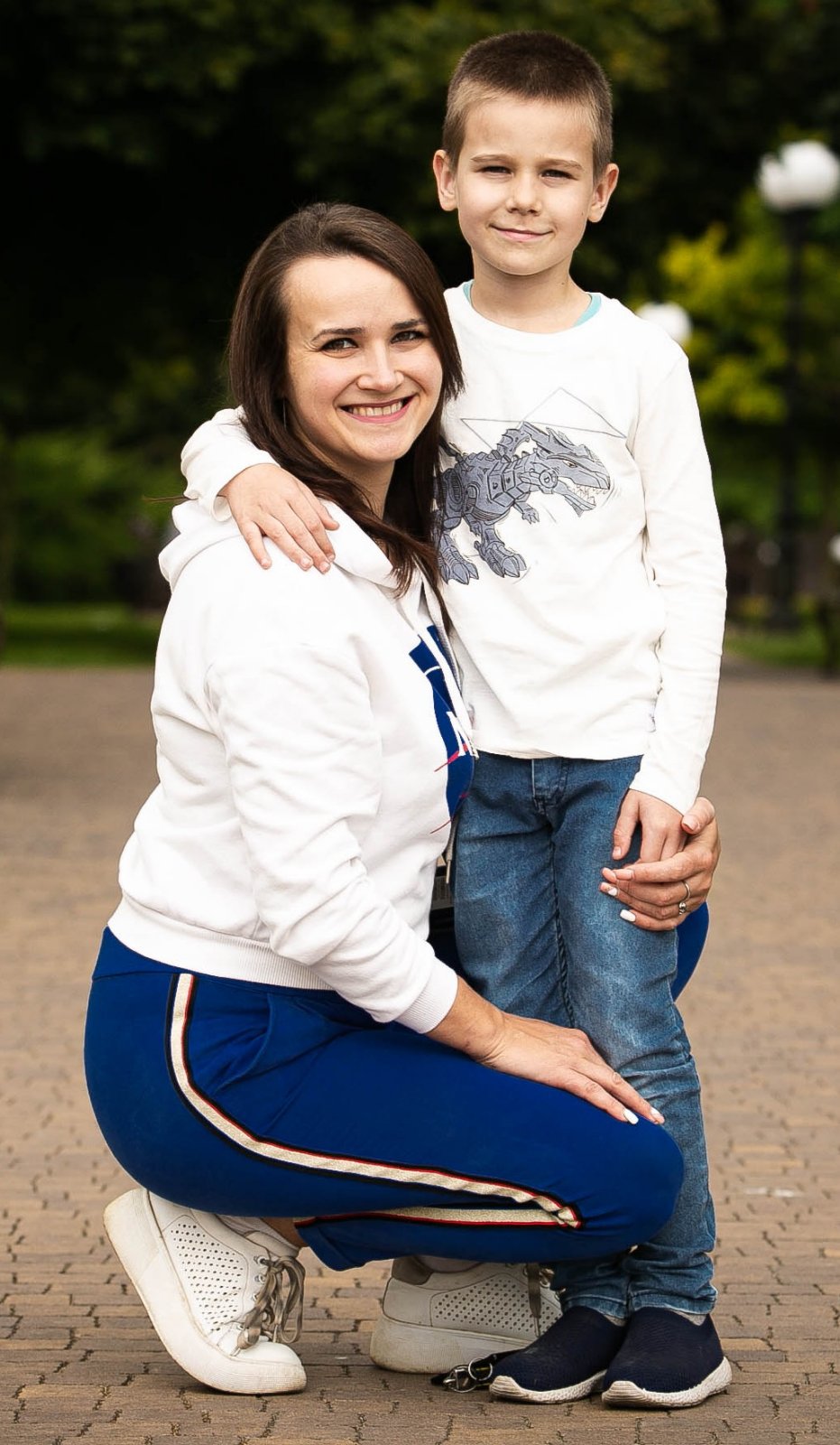 Анна Варава с сыном Святиком. Фото из архива семьи