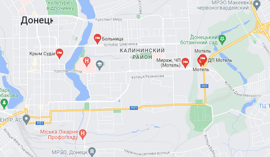 Карта: Google