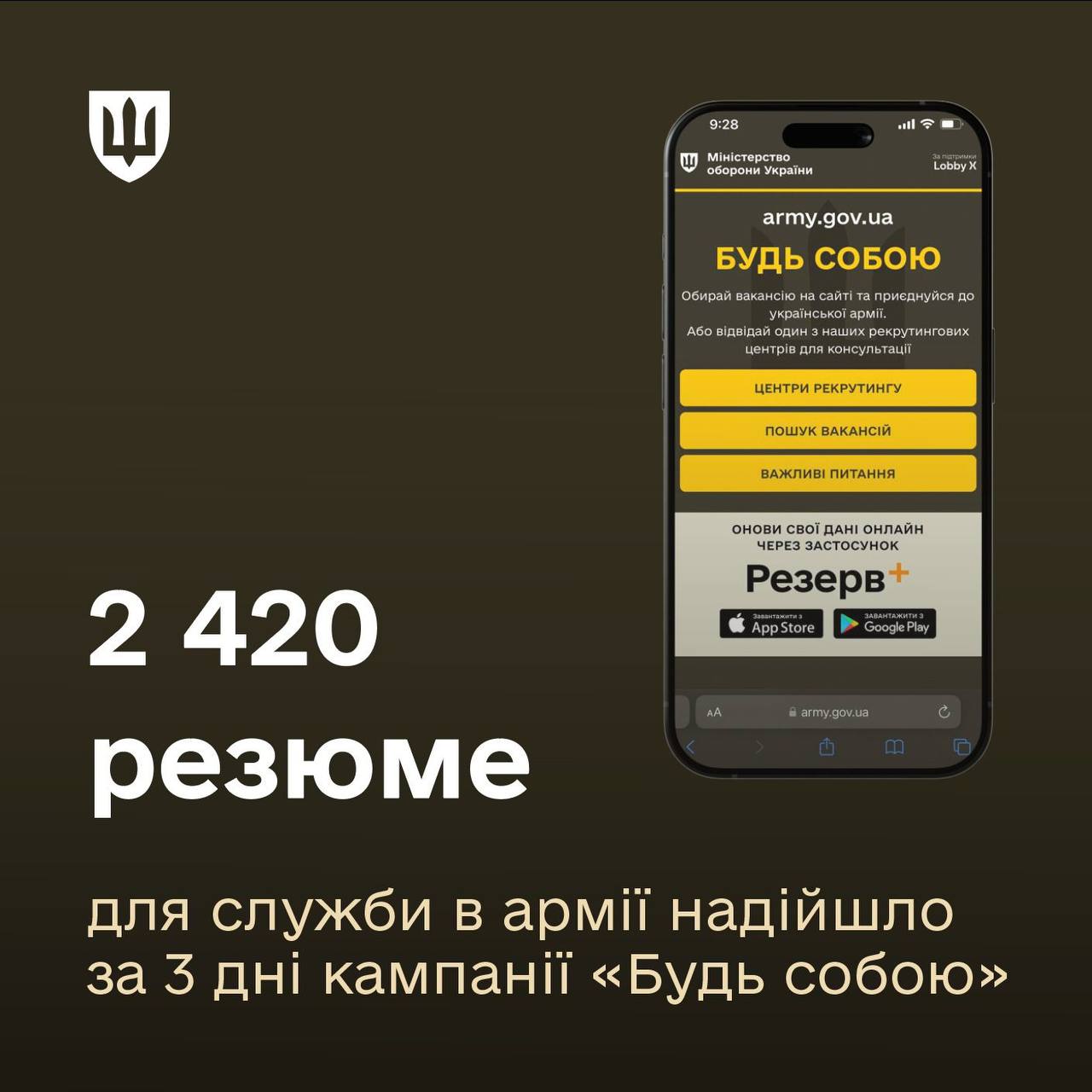 УКРАИНЦЫ МАССОВО ОТПРАВЛЯЮТ РЕЗЮМЕ В ВСУ: САМЫЕ ПОПУЛЯРНЫЕ ВАКАНСИИ