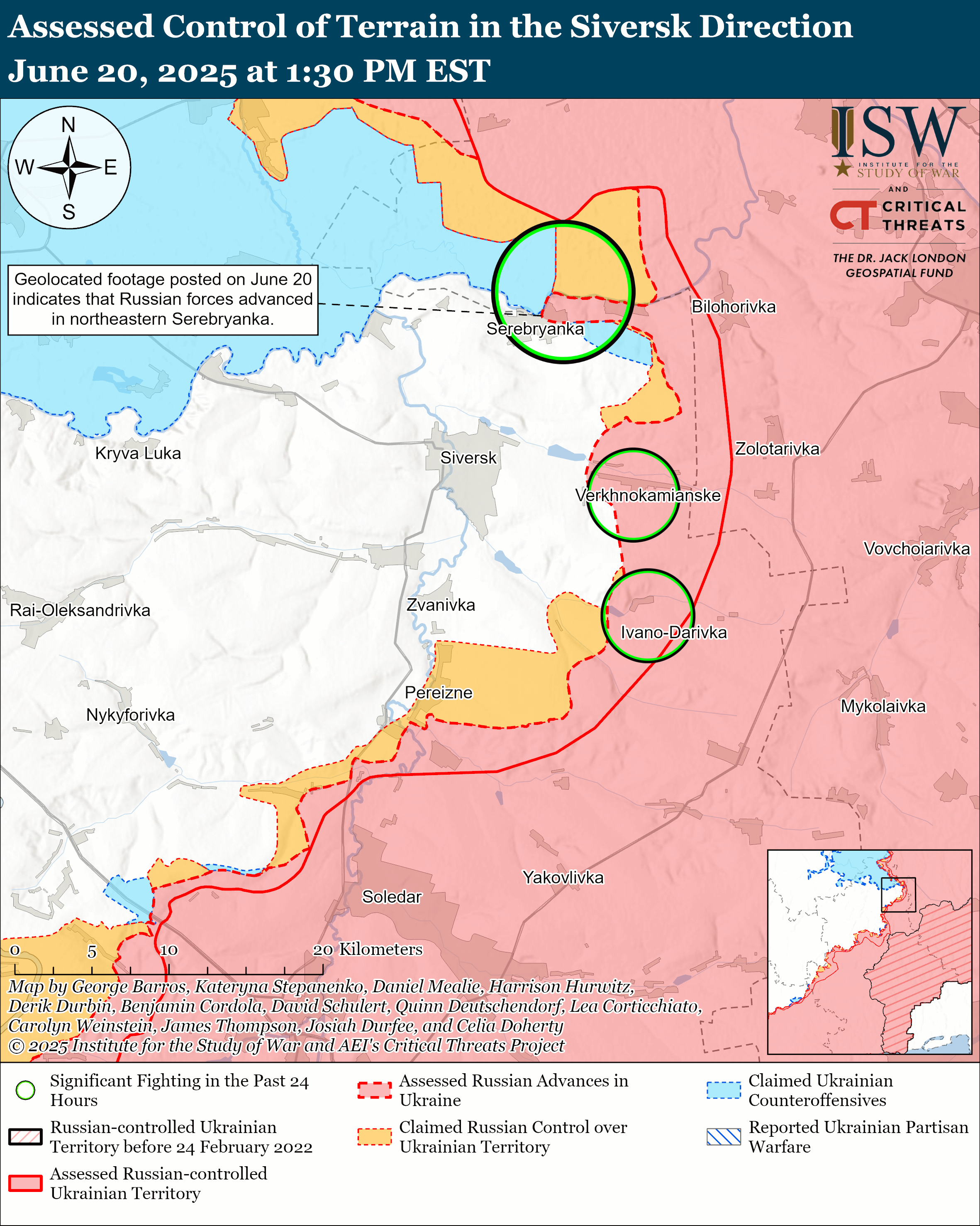 Siversk Direction June 20, 2025/ISW