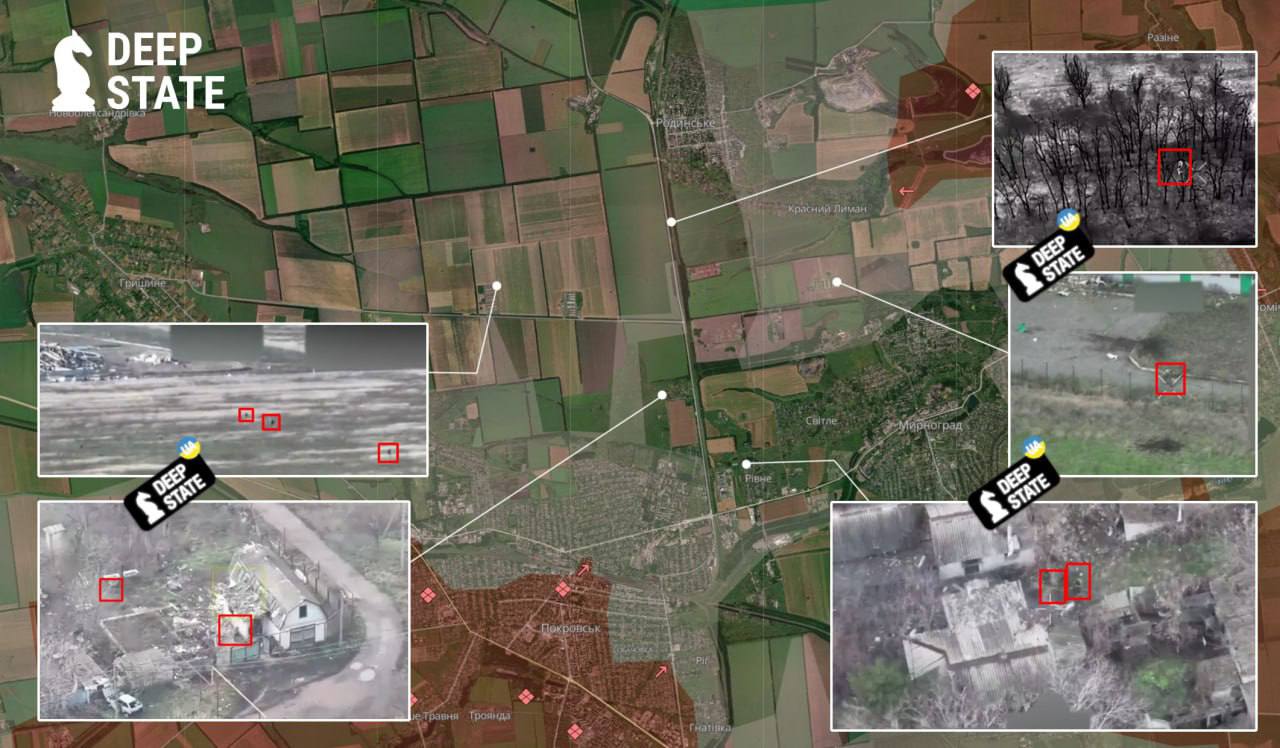 Линия фронта в районе Купянска по состоянию на 1 декабря / DeepStateMAP