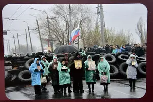 Выставка "Церковный рашизм": на Подоле открыли экспозицию, посвященную влиянию РПЦ на российскую пропаганду