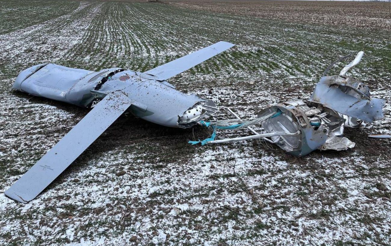 Ракета Х-101, уничтоженная над Украиной
