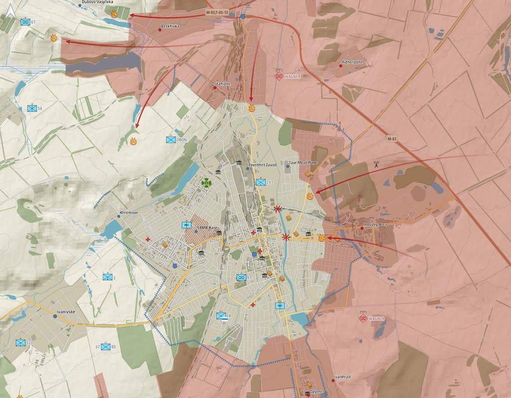 Оборона Бахмута (Карта: Военная страна)